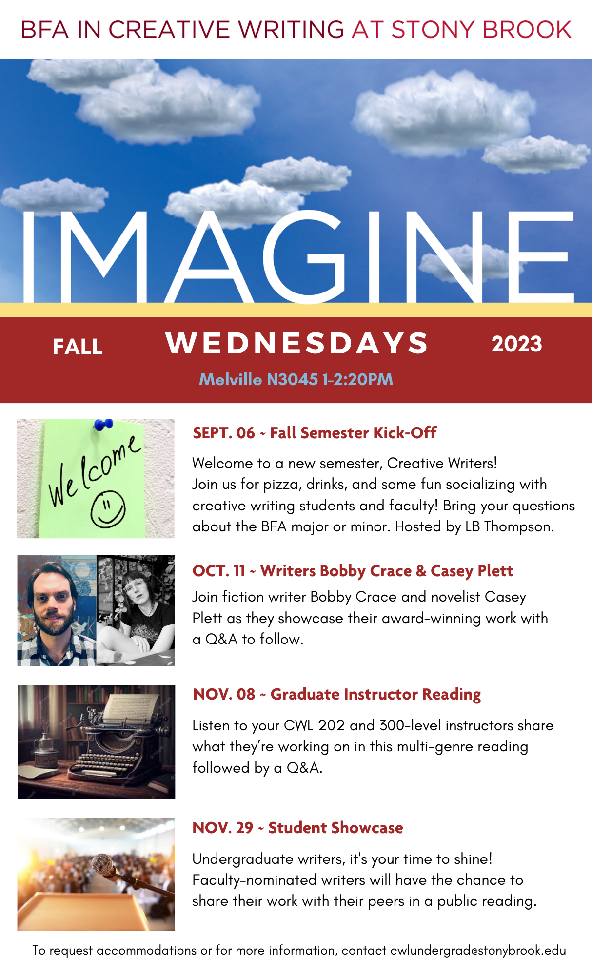 Image of IMAGINE Fall 2023 Event Flyer