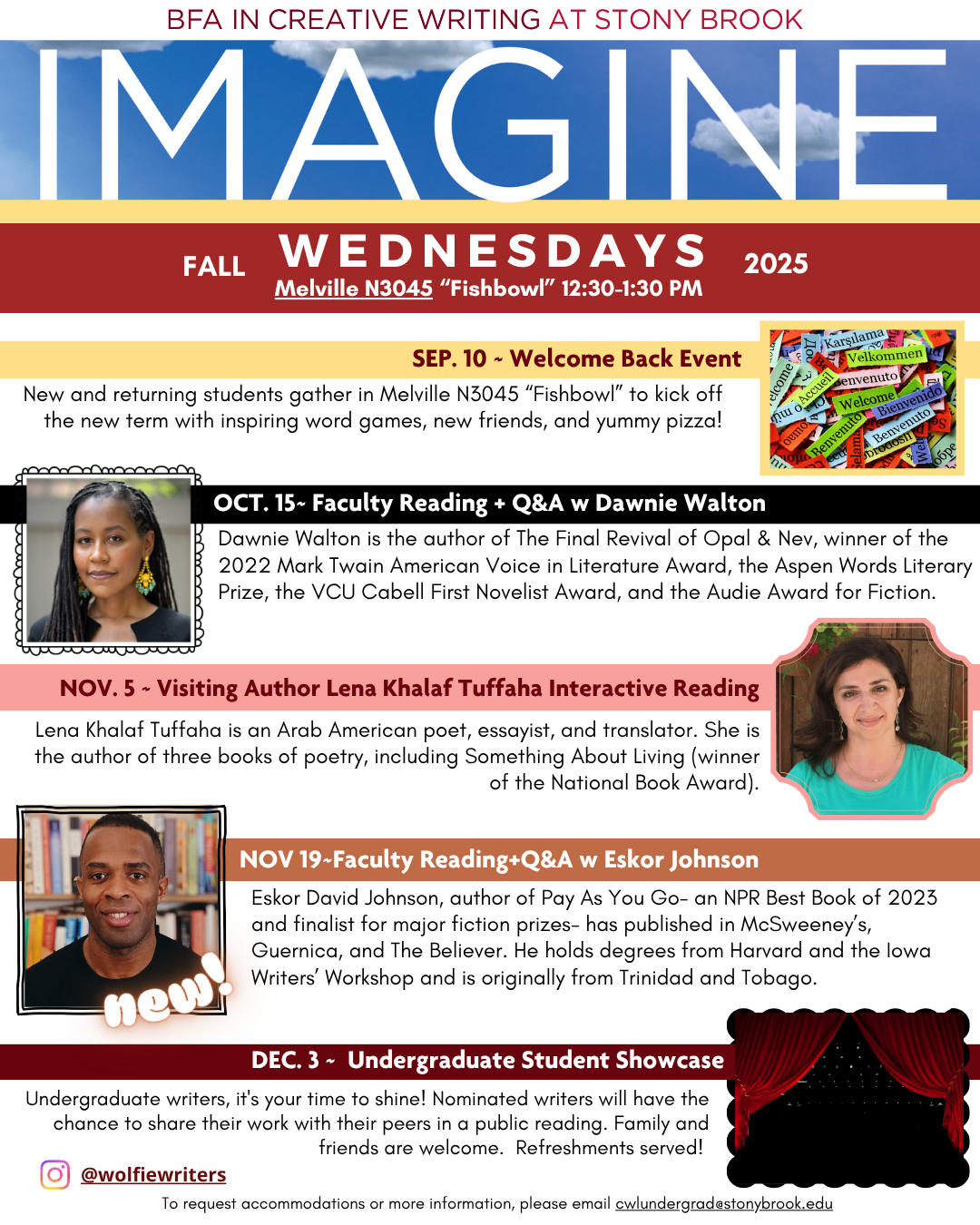 Fall 2025 IMAGINE Events