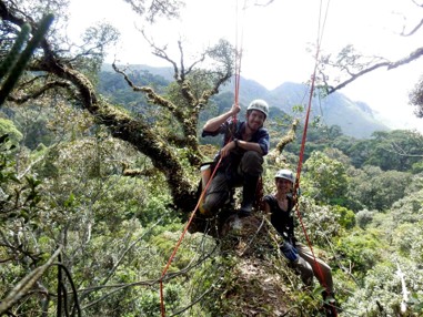 Dr. Brett Scheffers and Sasha