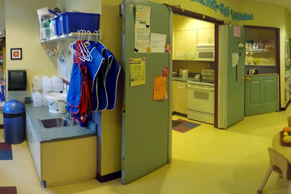 Art/Kitchen/Dining Area,