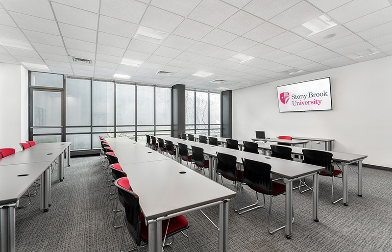 Interior of a meeting room