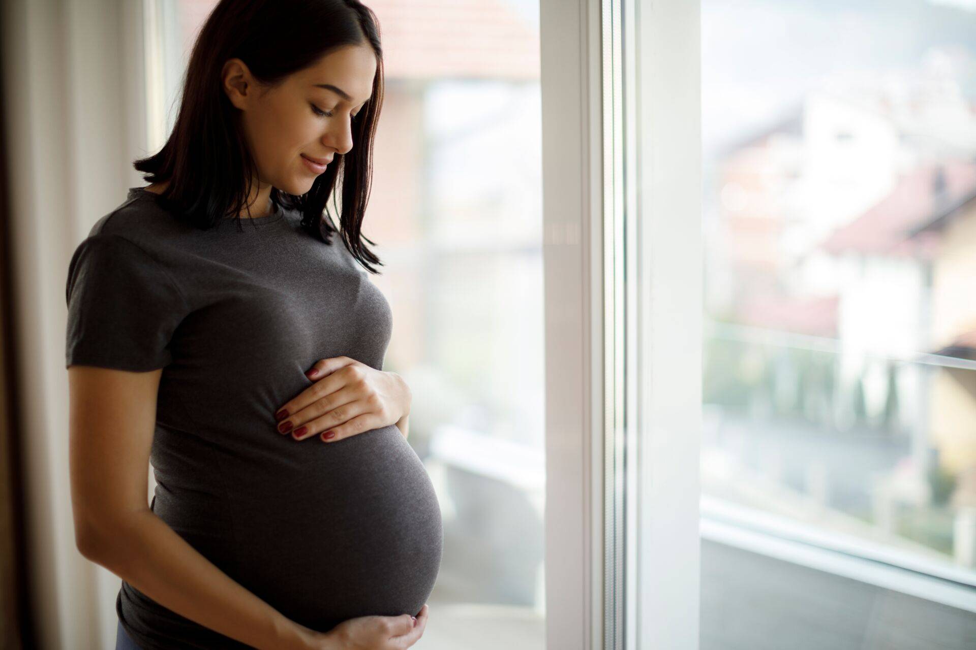 A pregnant women