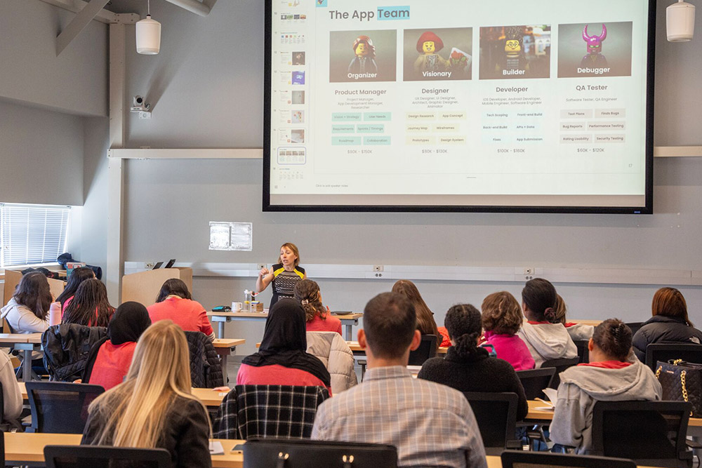 Women in STEM audience