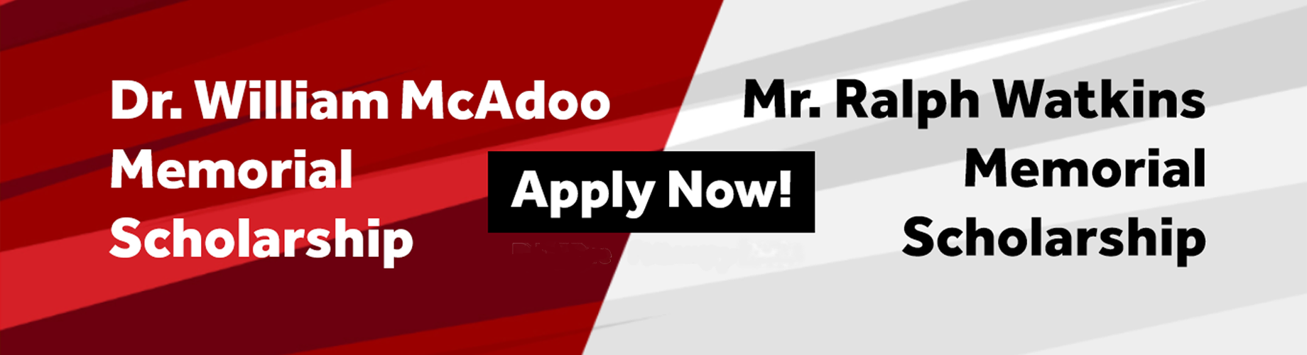 Scholarship Hero Dr. WIlliam McAdoo and Mr. Ralph Watkins Memorial Scholarship Apply Now!