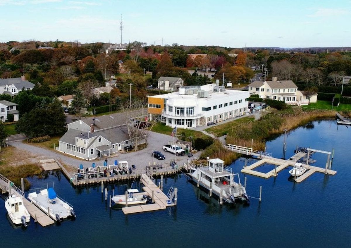 Southampton Marine Sciences Center and dock with boat access