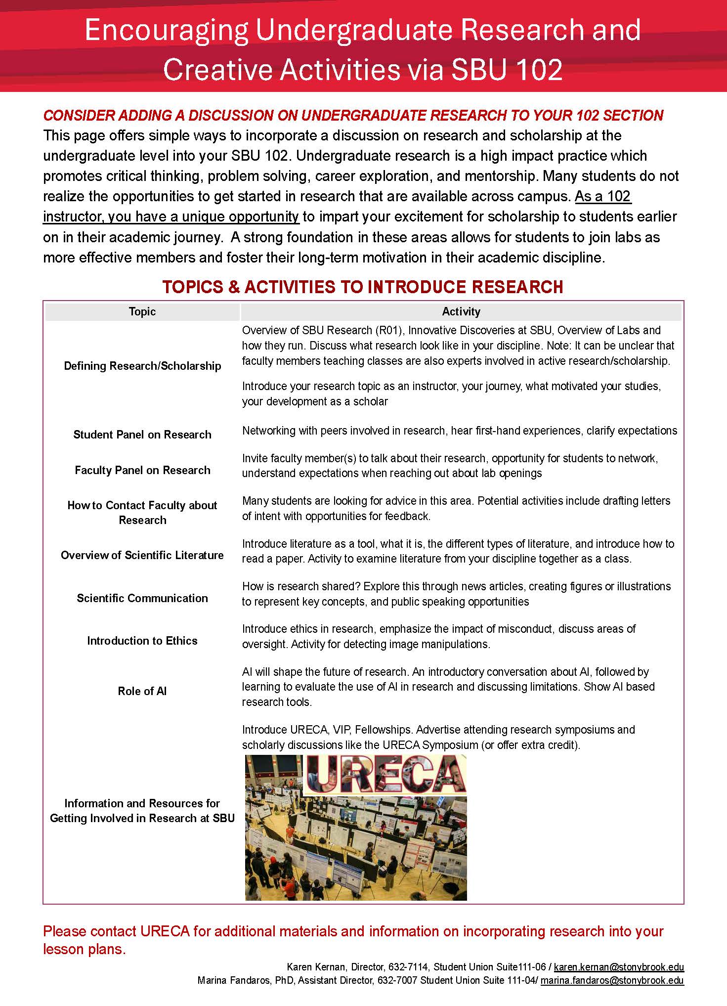 faculty suggestions for 102 topics faculty suggestions